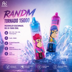 Fumot Tornado – 15 000 Bouffées – 2 % de Nicotine