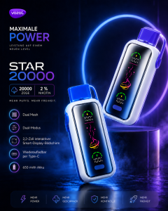 Vozol Star – 20 000 Bouffées – 2 % de Nicotine